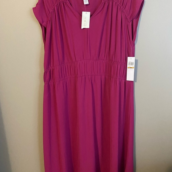 Laura - BNWT London Times Fuscia Party Dress Size 16W - Picture 3 of 8
